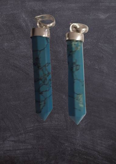 Basic Turquoise Howlite Pendant